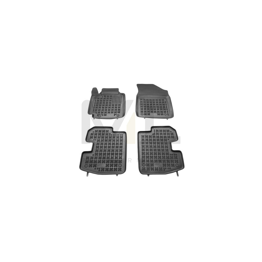 REZAW PLAST Tailored 201417 Floor mat set for TOYOTA Yaris I Hatchback (P1) Elastomer, Front and Rear, Quantity: 4, Black