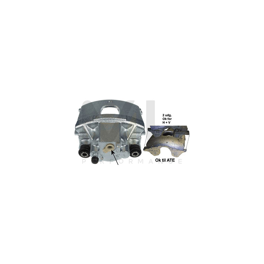 TEXTAR 38085300 Brake Caliper without holder, without brake pads