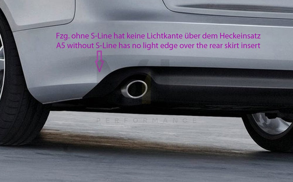 Rieger 00055436 Audi B8 B81 A5 Rear Diffuser 4 | ML Performance UK Car Parts