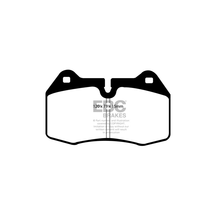 EBC DP81644RP1 Honda Nissan RP-1 Full Race Front Brake Pads - Akebono/Brembo Caliper 2 | ML Performance UK Car Parts