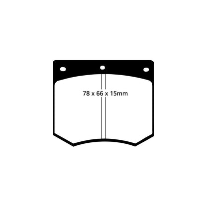 EBC PD11KF850 Triumph TVR Greenstuff Front Brake Pad & GD Disc Kit 2 | ML Performance UK Car Parts