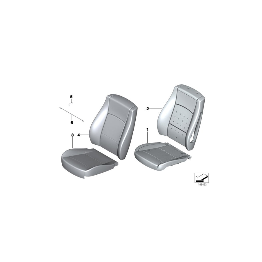 Genuine BMW 52102992584 E84 Imitat. Leather Cover F Basic Seat SAVANNABEIGE (Inc. X1 18i, X1 20iX & X1 25dX)