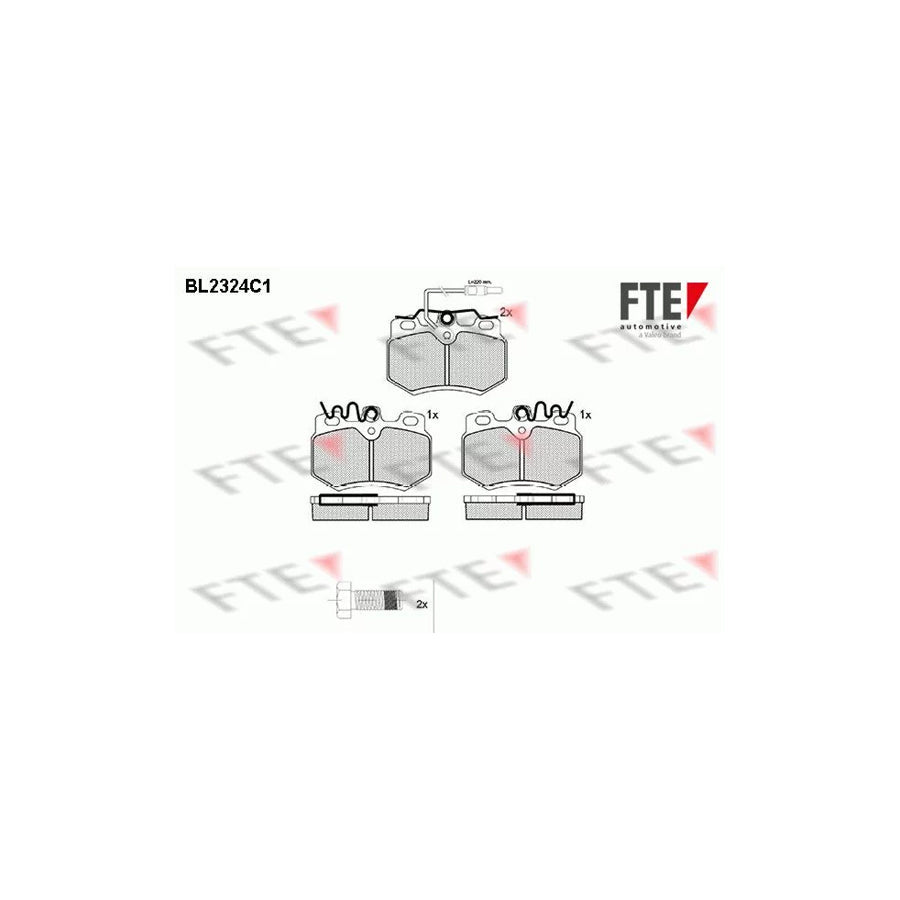 FTE Bl2324C1 Brake Pad Set