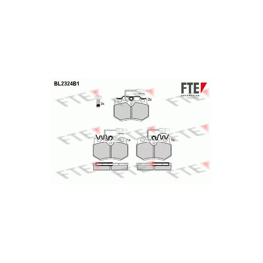 FTE Bl2324B1 Brake Pad Set