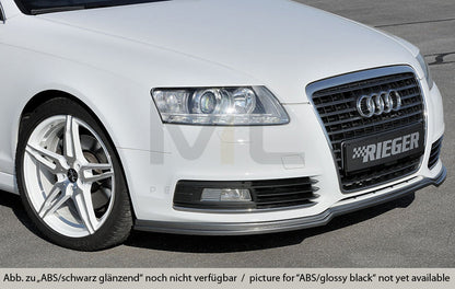 Rieger 00088034 Audi 4F A6 Front Splitter 3 | ML Performance UK Car Parts