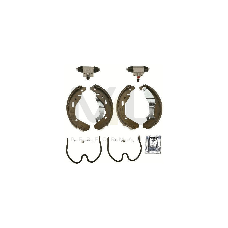 TRW Brake Kit BK2612 Brake Shoe Set with wheel brake cylinder