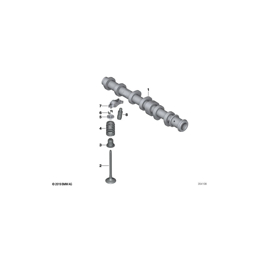 Genuine BMW 11348637842 F55 F56 Exhaust Valve (Inc. One & One First)