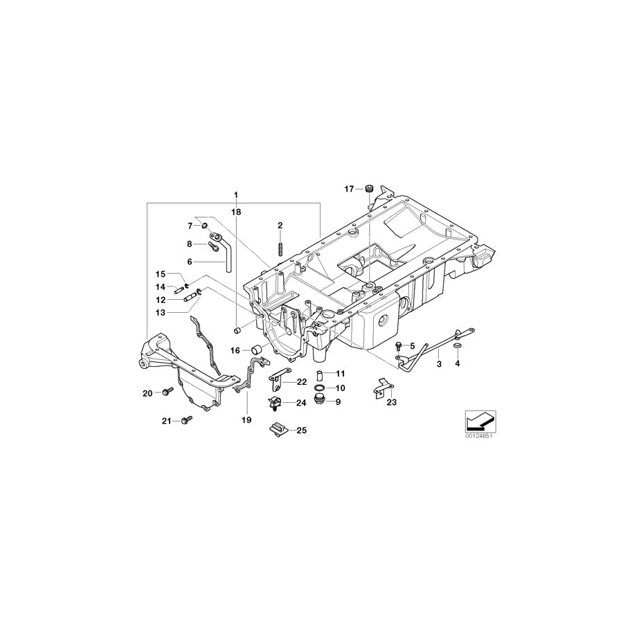 Genuine BMW 11137830631 E52 Strainer (Inc. Alpina V8 & Z8)