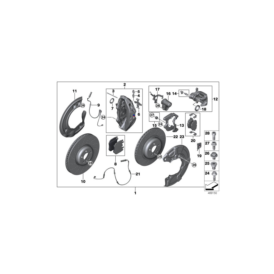 Genuine BMW 34106861799 G31 G30 G12 Protection Plate Left (Inc. 640dX, 730dX & 740e)