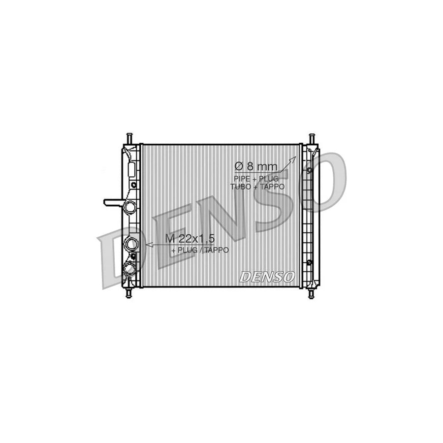 DENSO DRM09150 Engine Radiator