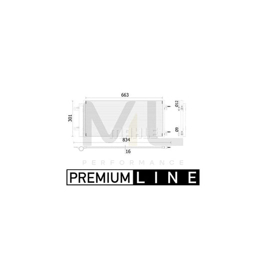 MAHLE ORIGINAL AC 902 000P Air conditioning condenser with dryer | ML Performance Car Parts