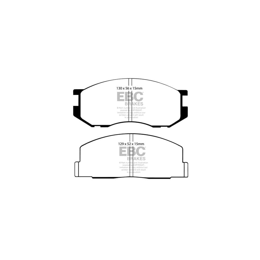 EBC PDKF2040 Toyota Lite-Ace Ultimax Front Brake Pad & Plain Disc Kit 2 | ML Performance UK Car Parts