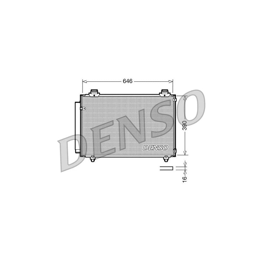DENSO DCN50035 Air Conditioning Condenser