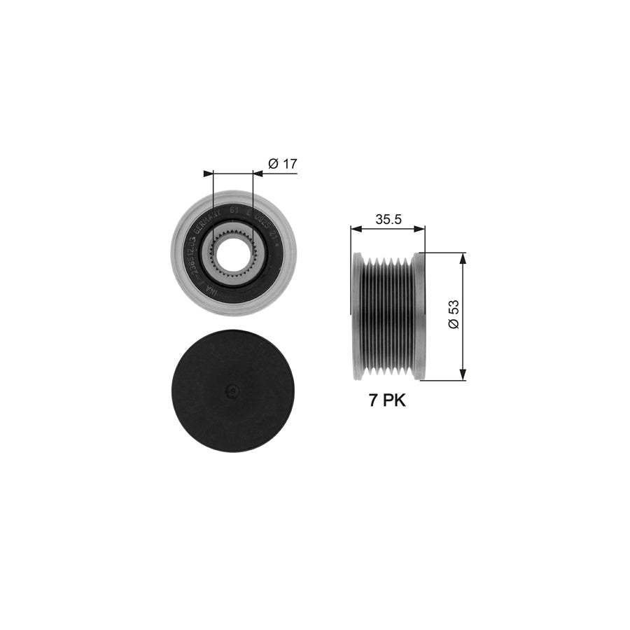 Gates OAP7110 Alternator Freewheel Clutch