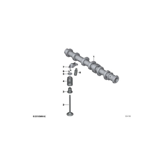 Genuine BMW 11348621265 F55 F56 Exhaust Valve (Inc. One & One First)