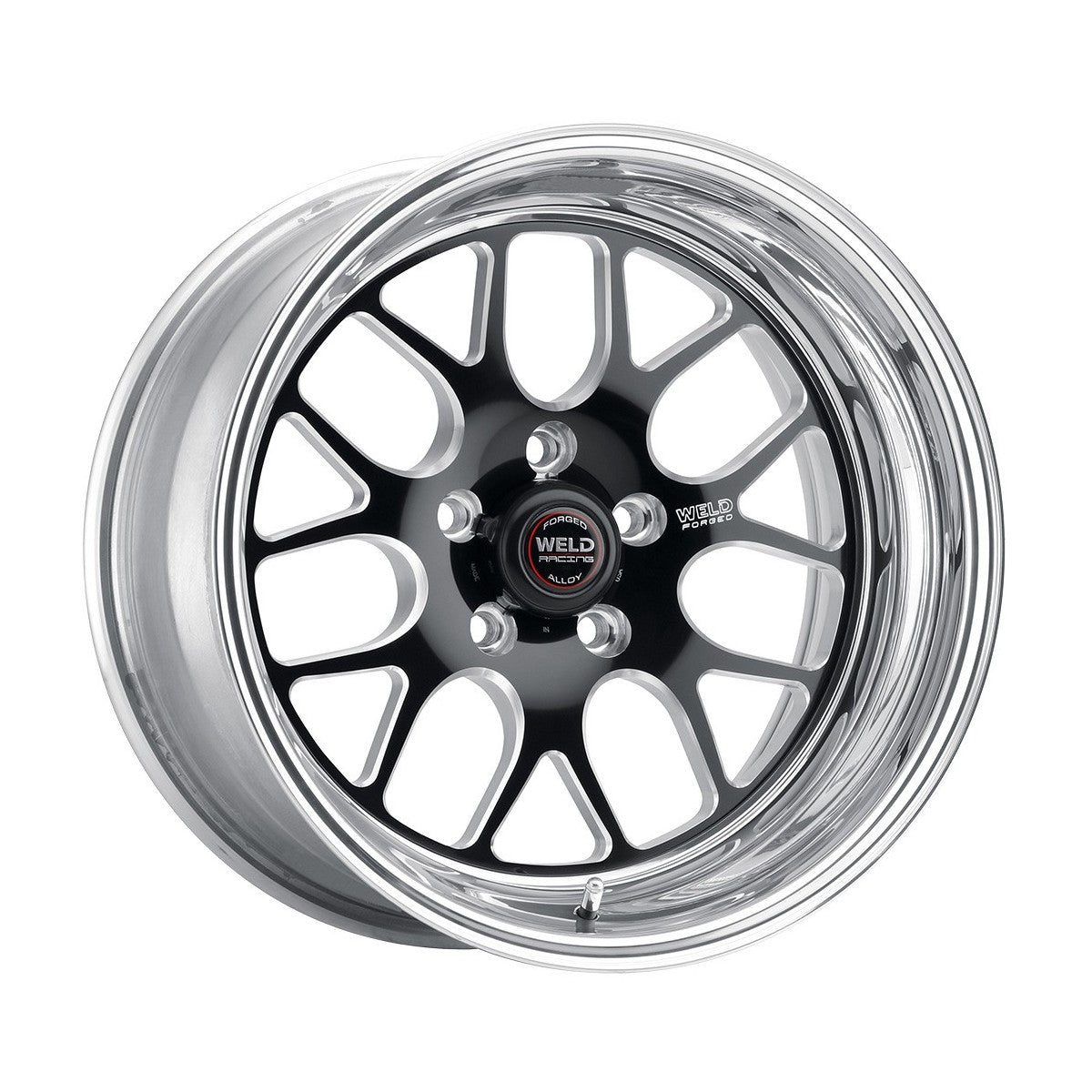 Weld 77LB0080B50A S77 Wheel 20x8 5x4.75 ET13 BS5 Black Center - Polished Shell