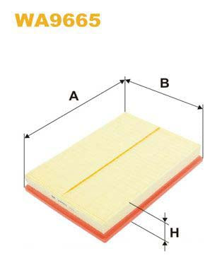 WIX Filters WA9665 Air Filter For Fiat Croma Ii Estate (194)