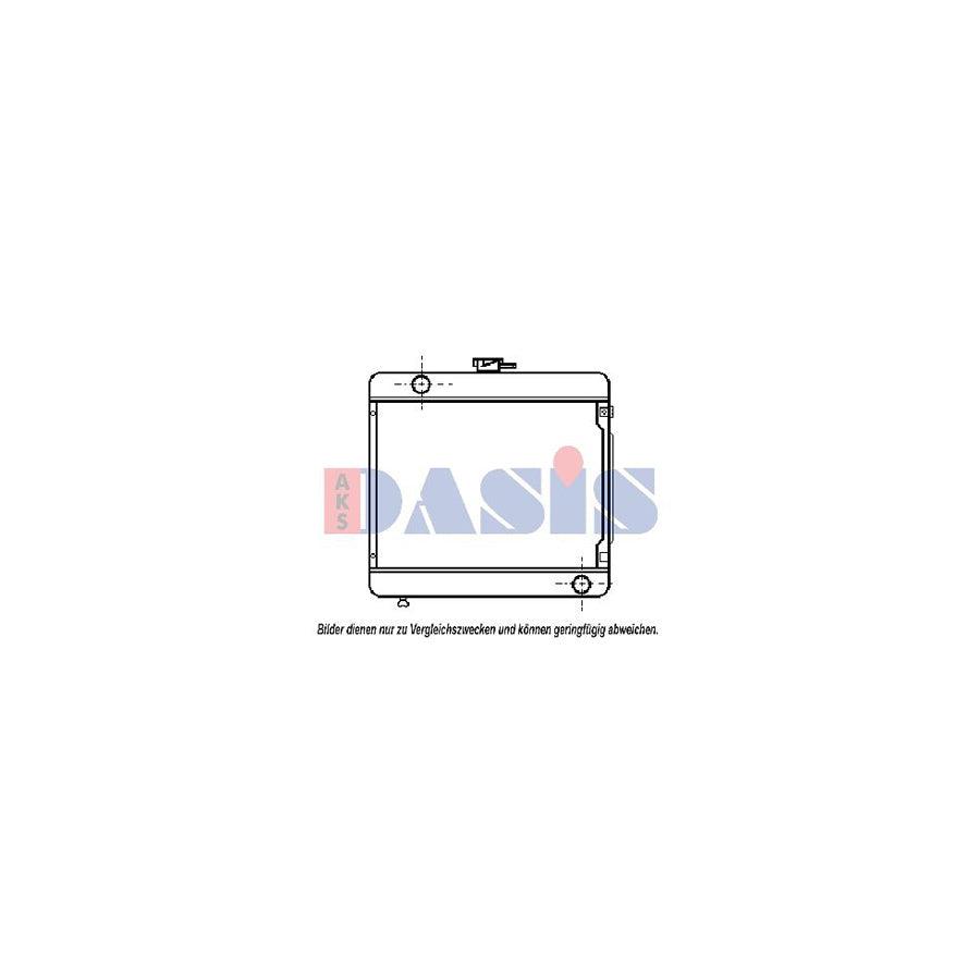 AKS Dasis 120073N Engine Radiator Suitable for Mercedes-Benz /8 (W115) Saloon