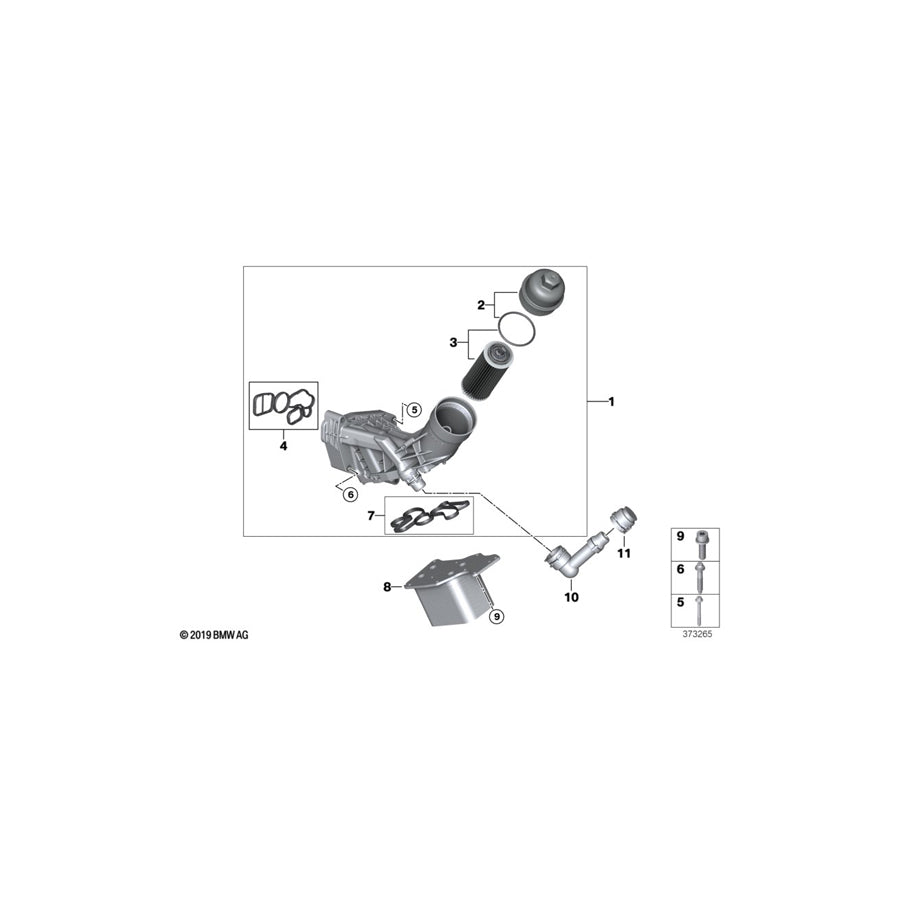 Genuine BMW 11428585625 F21 F33 G12 Heat Exchanger (Inc. X5 25d, 518d & 125d)