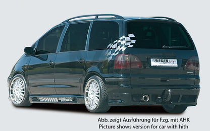 Rieger 00054106 Ford WGR 7M Galaxy & Sharan Rear Diffuser 3 | ML Performance UK Car Parts