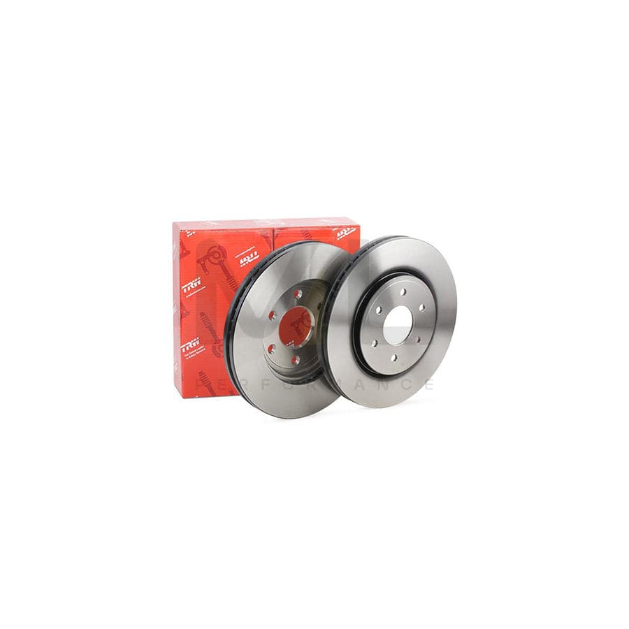 TRW DF6416 Brake Disc Vented, Painted  - 1 piece