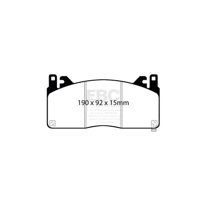EBC DP53055NDX Ford Mustang Bluestuff NDX Front Brake Pads  2 | ML Performance UK Car Parts