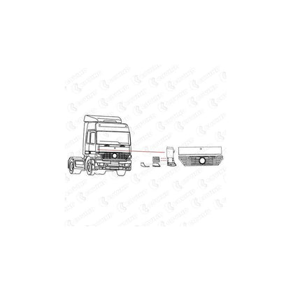 Covind 941/150 Air Deflector, Driver Cab