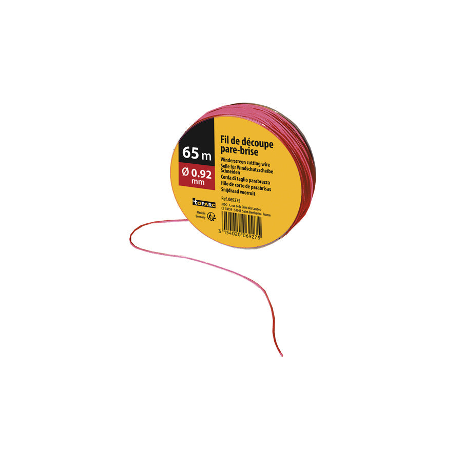 Gys 069275 Windscreen Cutting Rope - Red (0.92Mm / 65M) Car Body Accessories