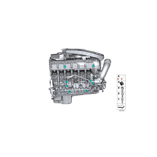 Genuine BMW 11138433037 Isa Screw SEAL TURBO (Inc. M4 GT4)