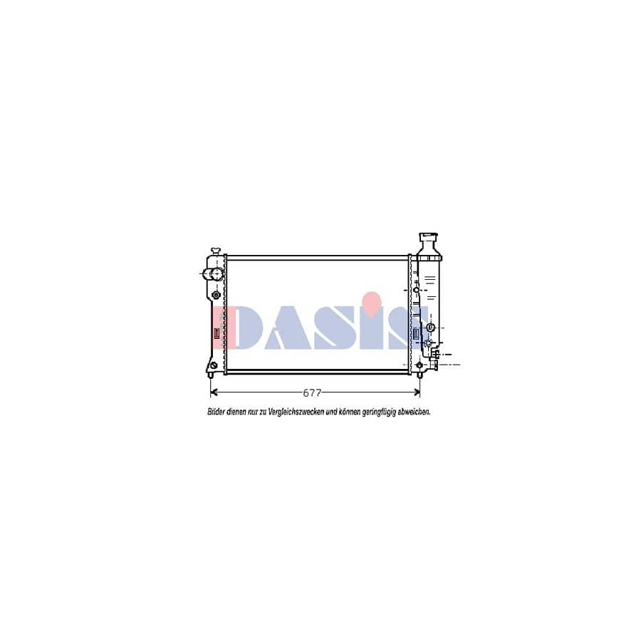AKS Dasis 160001N Engine Radiator for Peugeot 405