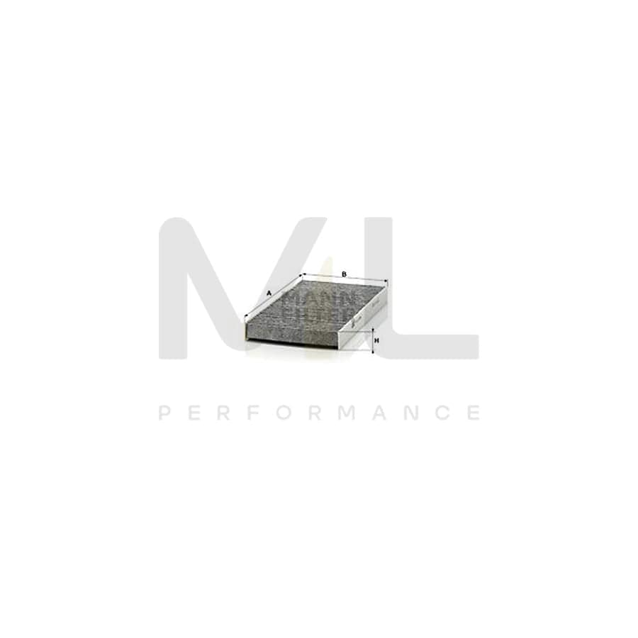 MANN-FILTER CUK 2956 Pollen filter for IVECO Daily Activated Carbon Filter