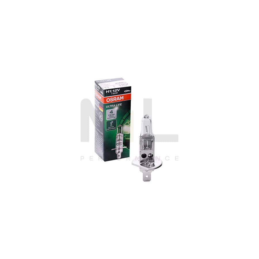 OSRAM ULTRA LIFE 64150ULT Bulb, spotlight H1 12V 55W P14,5s 3200K Halogen