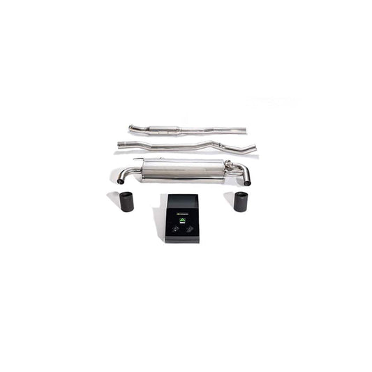Armytrix BMF43-DS38M Valvetronic Exhaust System BMW M135i xDrive F40 2019+ with Dual Matte Black 4"