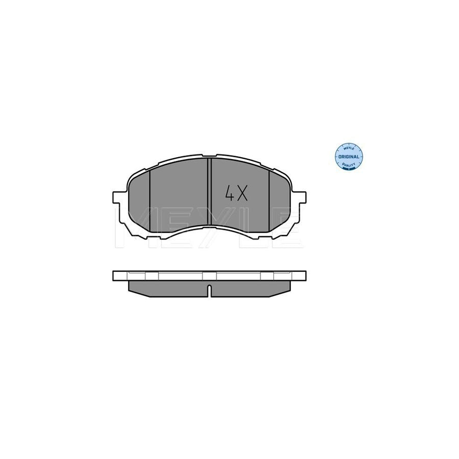 Meyle 025 243 7217/W Brake Pad Set For Subaru Impreza