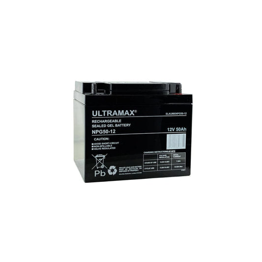 SLA Ultramax NP50-12 GEL VRLA Battery x1