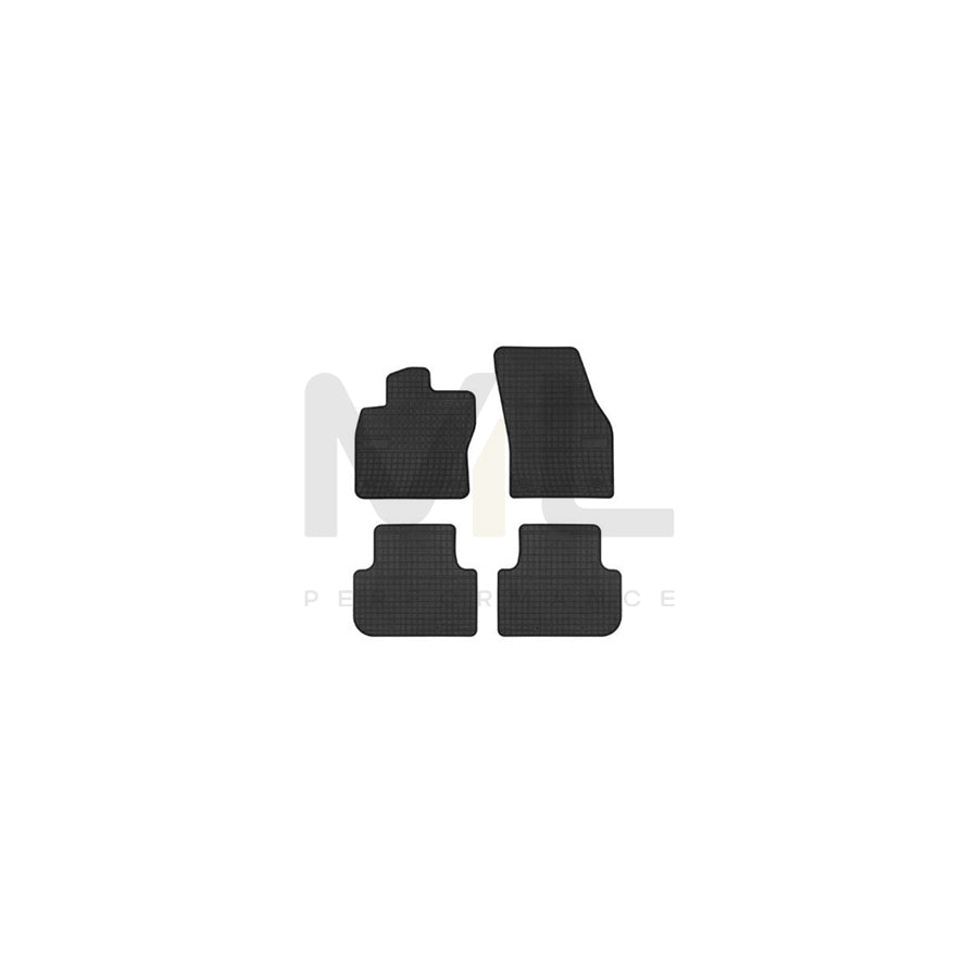 FROGUM Tailored 547563 Floor mat set for VW Tiguan II (AD1) Elastomer, Front and Rear, Quantity: 4, Black, (LHD)