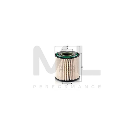 MANN-FILTER PU 1040 x Fuel filter for VW Touareg I (7LA, 7L6, 7L7) with seal