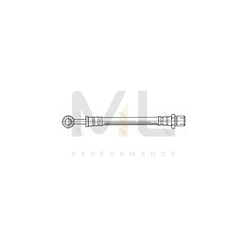 TRW PHD385 Brake Hose for SUBARU Justy I (KAD) 175mm, M10x1