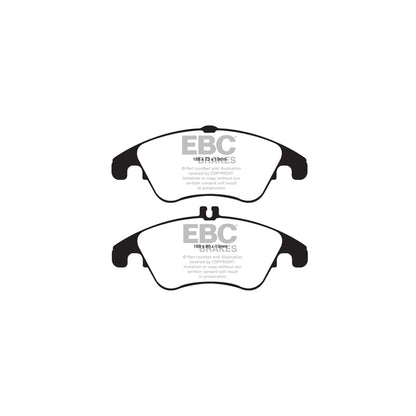 EBC PD02KF365 Mercedes-Benz R173 R172 Redstuff Front Brake Pad & Plain Disc Kit 2 | ML Performance UK Car Parts