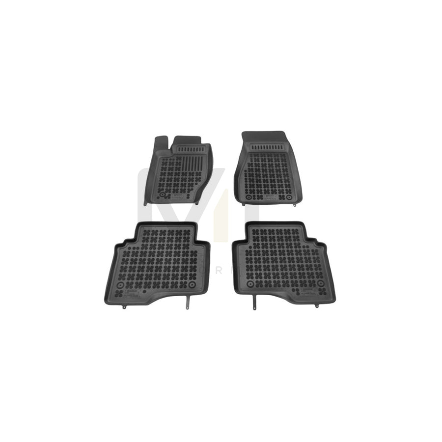 REZAW PLAST 203103 Floor mat set for JEEP Commander (XK, XH) Elastomer, Front and Rear, Black