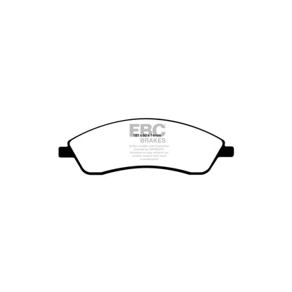 EBC PD01KF253 Cadillac Greenstuff Front Brake Pad & Plain Disc Kit  (Inc. CTS & STS) 2 | ML Performance UK Car Parts