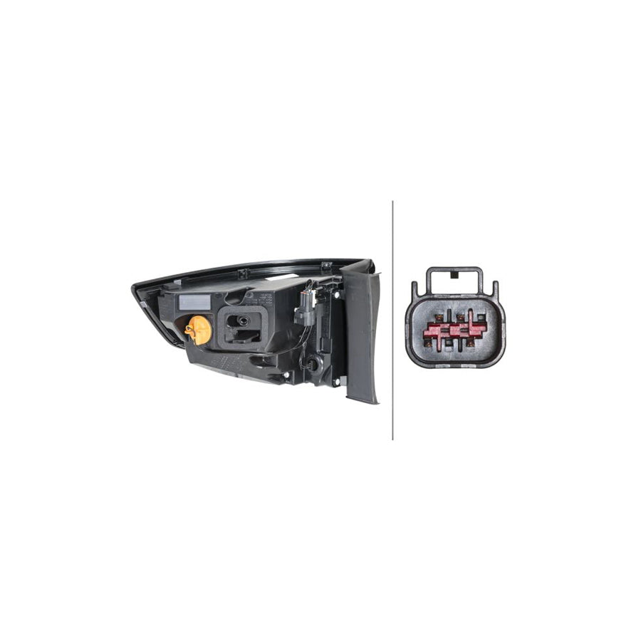 Hella 2SD 354 831-041 Rear Light For Land Rover Discovery Sport (L550)