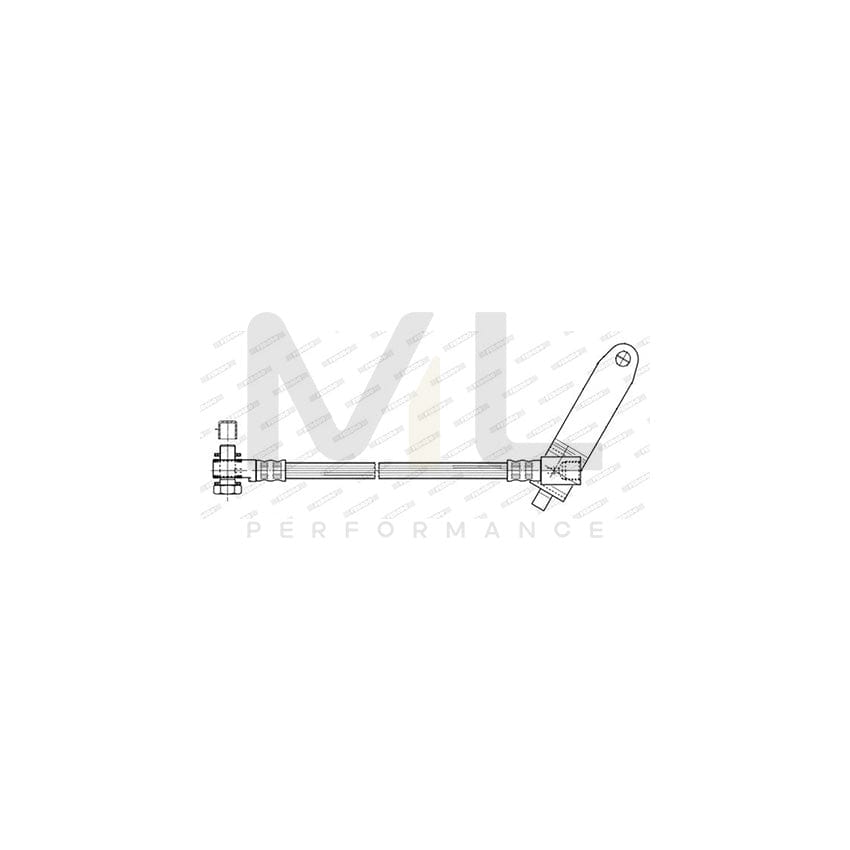 Ferodo FHY2569 Brake Hose 410mm, Ø10