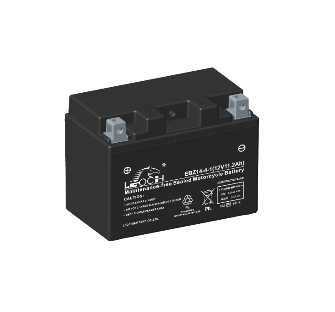 Leoch EBZ14-4-1 Powerstart AGM Motorcycle Battery