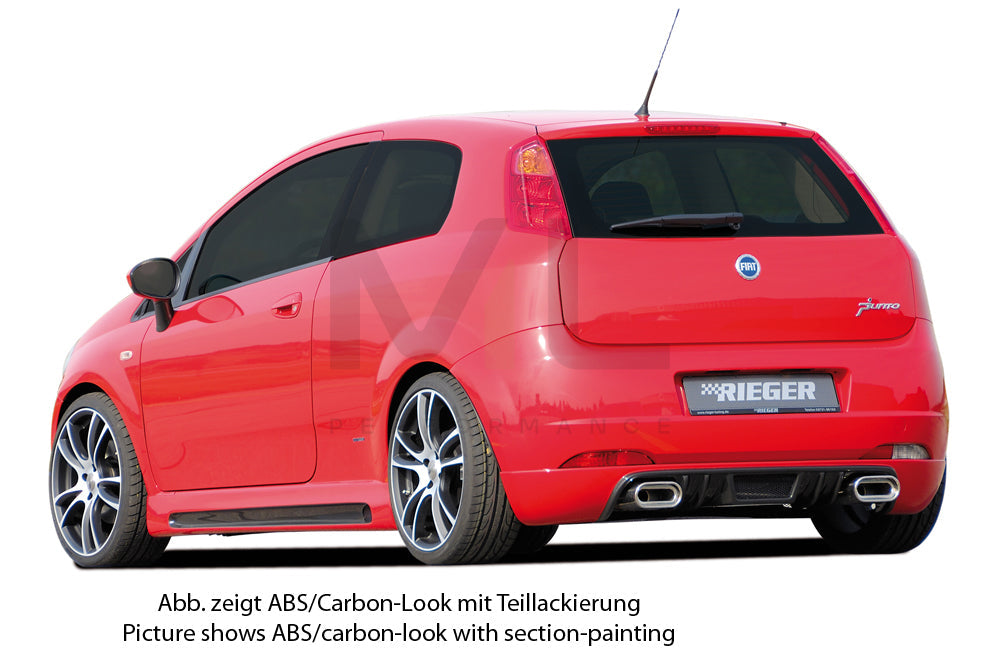 Rieger 00099156 Fiat Grande Punto (199) Side Skirt 5 | ML Performance UK Car Parts