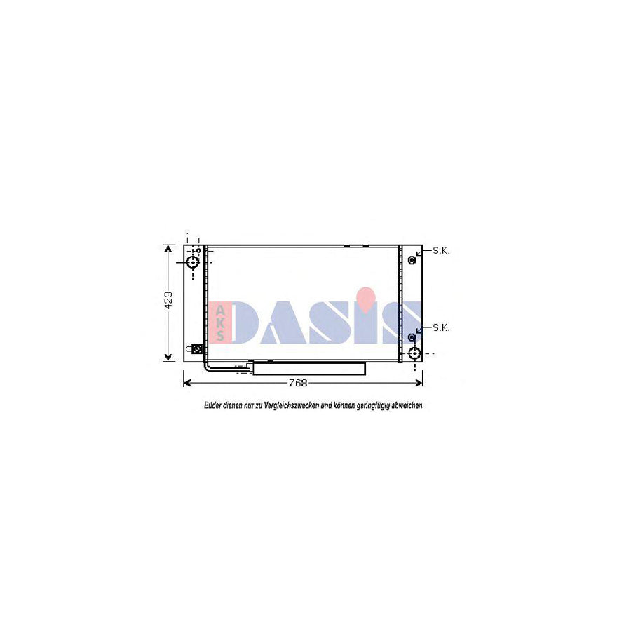 AKS Dasis 120088N Engine Radiator