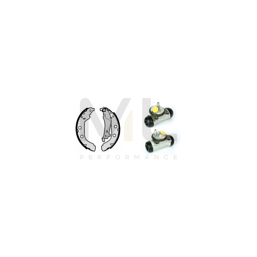 brembo-standard-kit-h-61-067-brake-shoe-set-for-peugeot-406-o-228mm