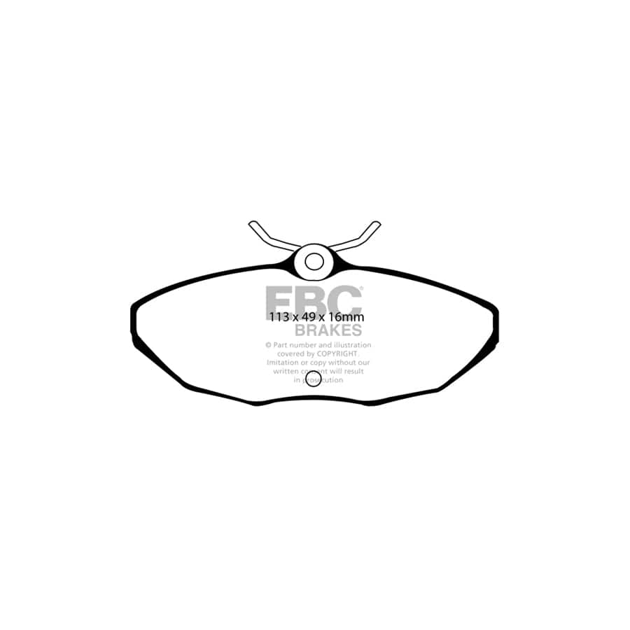 EBC PD01KR390 Jaguar Greenstuff Rear Brake Pad & Plain Disc Kit - Girling/TRW Caliper (Inc. S-Type, XJ6, XJ8) 2 | ML Performance UK Car Parts