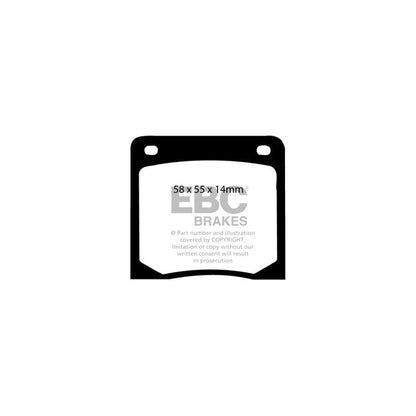 EBC PDKF1383 Datsun Nissan Cherry Ultimax Front Brake Pad & Plain Disc Kit 2 | ML Performance UK Car Parts