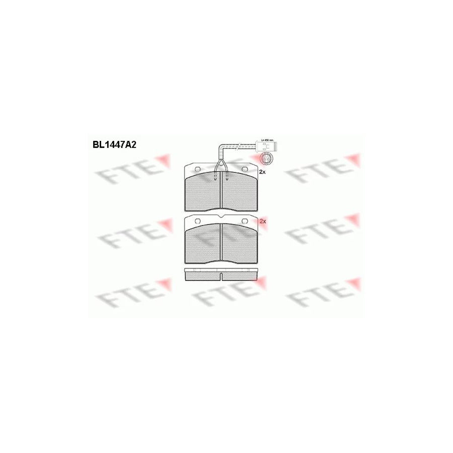 FTE Bl1447A2 Brake Pad Set